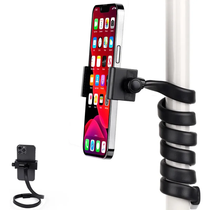 Portable Flexible Wrap Around Mobile Phone Holder for IPhone Samsung Adjustable Stand for Car Stroller Bike Boat Desk Bed Mount
Portable Flexible Wrap Around Mobile Phone Holder for IPhone Samsung Adjustable Stand for Car Stroller Bike Boat Desk Bed Mount