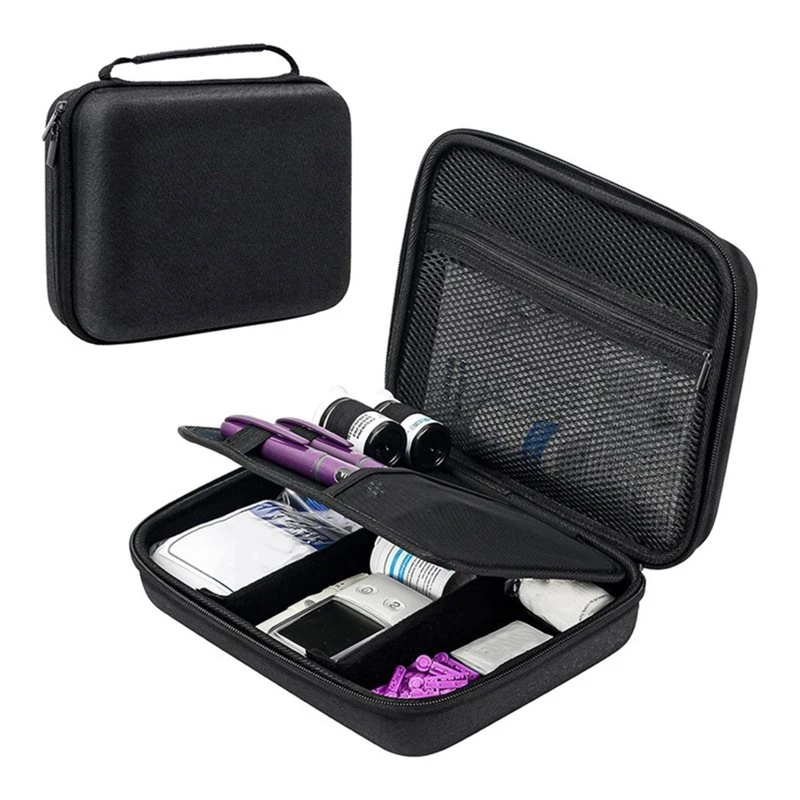 Beauty For Glucose Meter, Insulin Pen, Blood Sugar Test Strips Hard Travel Case For Diabetic Supplies Storage Bag
Beauty For Glucose Meter, Insulin Pen, Blood Sugar Test Strips Hard Travel Case For Diabetic Supplies Storage Bag
