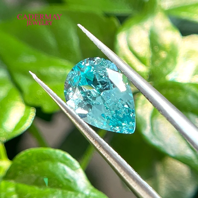 Cadermay Lab Blue Paraiba Yttrium Aluminium Garnet 5x7mm-10x14mm Pear Shape Lab Paraiba YAG Gemstones For Making Jewelry
Cadermay Lab Blue Paraiba Yttrium Aluminium Garnet 5x7mm-10x14mm Pear Shape Lab Paraiba YAG Gemstones For Making Jewelry