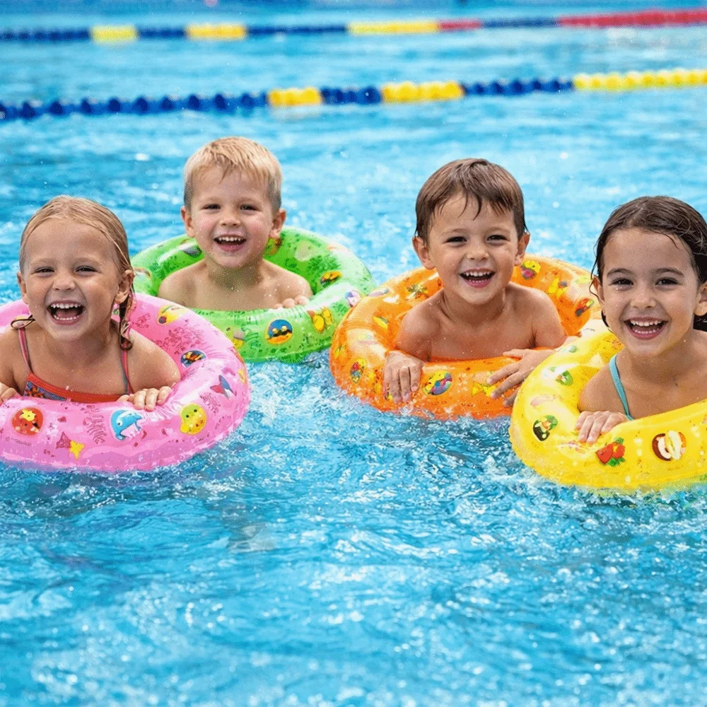 PVC Material Swimming Ring Cartoon Pattern Crystal Ring Life Preserver Eco-Friendly Double Layer Inflatable Ring Water Sports
PVC Material Swimming Ring Cartoon Pattern Crystal Ring Life Preserver Eco-Friendly Double Layer Inflatable Ring Water Sports
