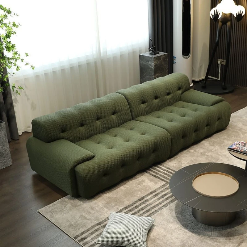 Sofa Internet celebrity with the same light luxury retro style green fabric multi-person sofa
Sofa Internet celebrity with the same light luxury retro style green fabric multi-person sofa