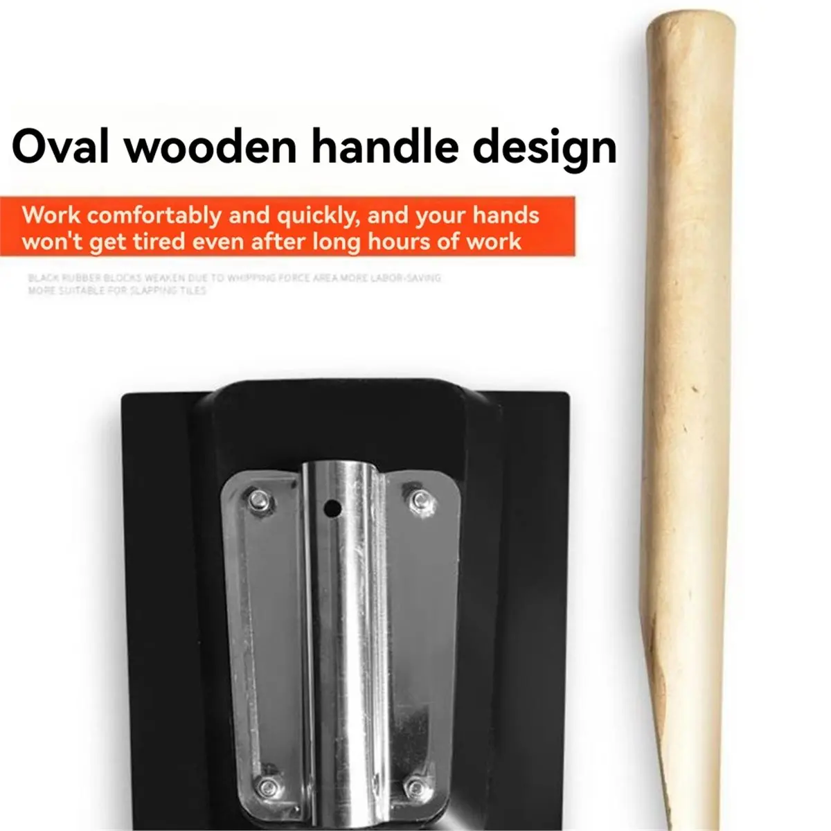 A183P ~Extra-Large Rubber Mallet Flooring Tool Tile Flattening Construction Tool Anti Slip Tile Paving Board Mallet
A183P ~Extra-Large Rubber Mallet Flooring Tool Tile Flattening Construction Tool Anti Slip Tile Paving Board Mallet