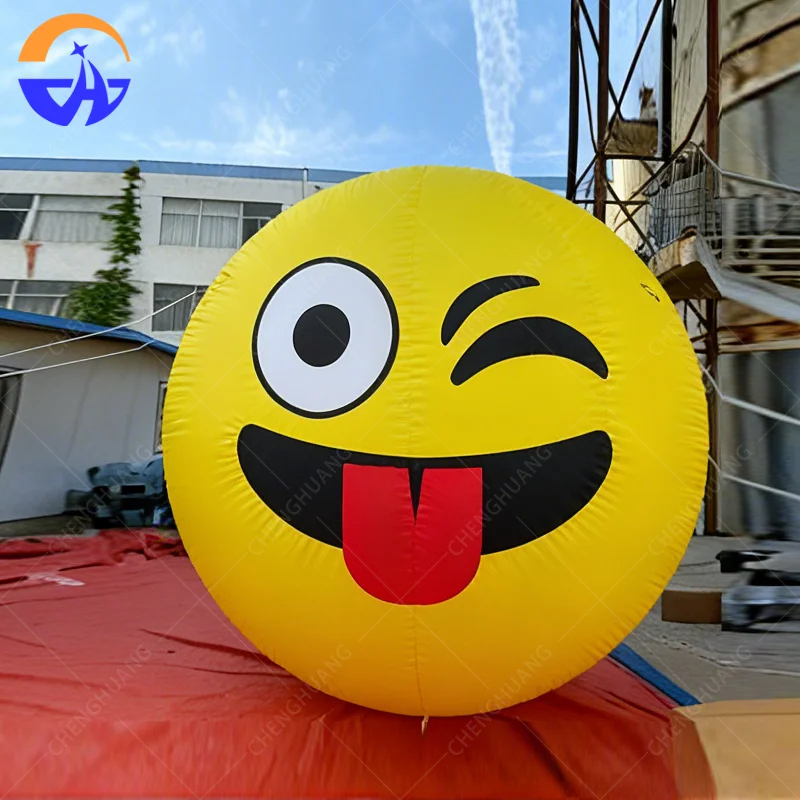 Customized inflatable emoji cartoon model, Oxford cloth material advertising campaign decoration props
Customized inflatable emoji cartoon model, Oxford cloth material advertising campaign decoration props