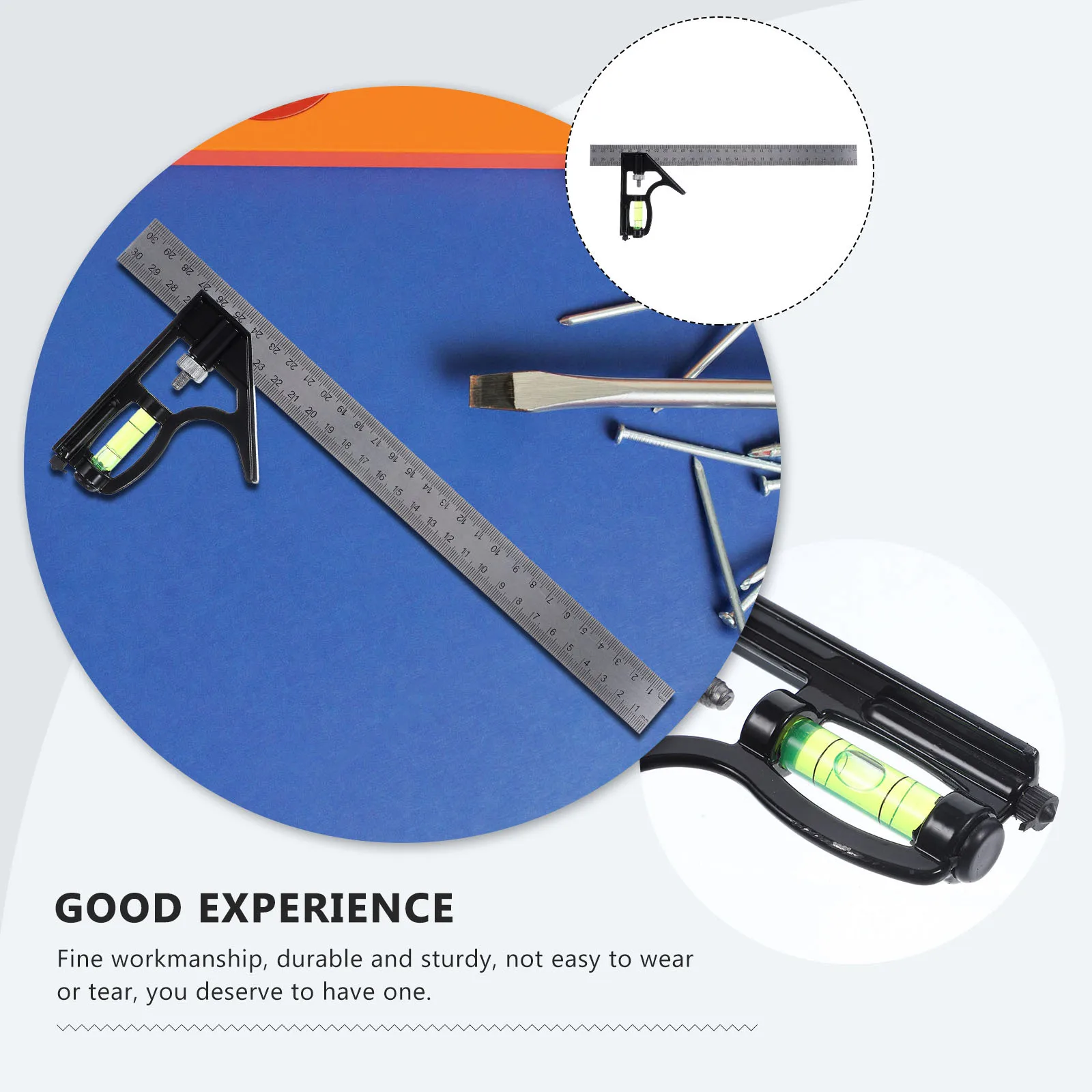2Pcs Combination Square Stainless Steel Adjustable Carpenter 90 Degree Marking Tool Durable for Woodworking Precision 
2Pcs Combination Square Stainless Steel Adjustable Carpenter 90 Degree Marking Tool Durable for Woodworking Precision