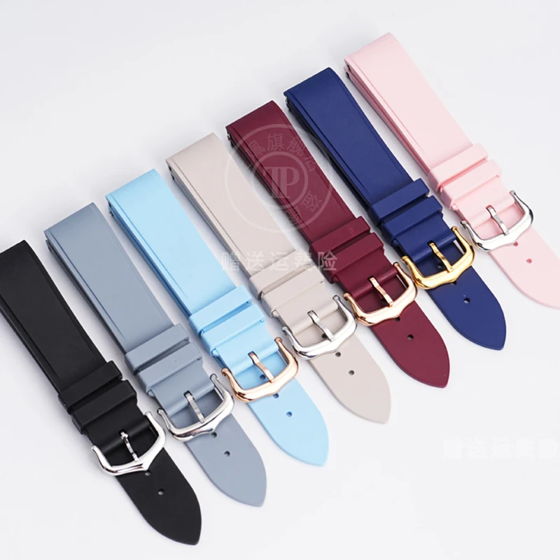 Fluororubber belt For Cartier Santos Dumont Fluororubber Watch Strap Women's Quick Release 17.5mm Accessories Wristband Bracelet
Fluororubber belt For Cartier Santos Dumont Fluororubber Watch Strap Women's Quick Release 17.5mm Accessories Wristband Bracelet