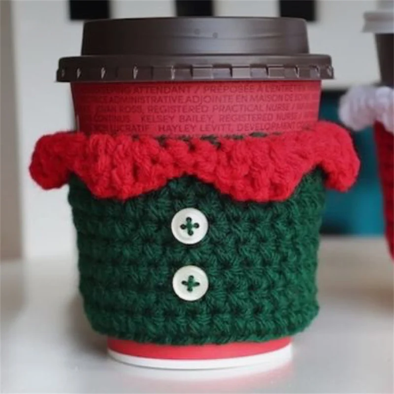 Pure Handmade knitting Thermal insulation cute Santa style Crochet Water Bottle Cover Case Knitting Water Bottles Holder Bag
Pure Handmade knitting Thermal insulation cute Santa style Crochet Water Bottle Cover Case Knitting Water Bottles Holder Bag