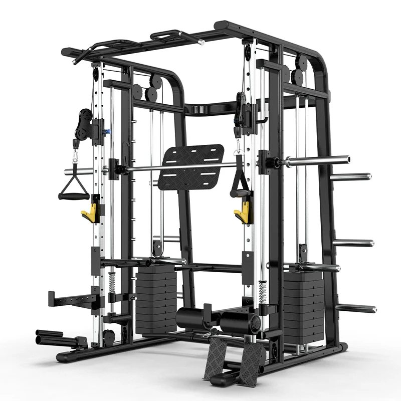 All in One Commercial Gym Equipment Multi Functional Power Cage Smith Machine
All in One Commercial Gym Equipment Multi Functional Power Cage Smith Machine