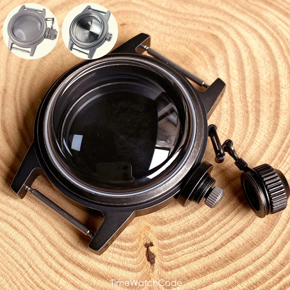 NH35A Watch Case Black Retro 36mm Bubble Sapphire Crystal for NH34 NH36 NH38 ETA2824 PT5000 Automatic Watch 20BAR Waterproof
NH35A Watch Case Black Retro 36mm Bubble Sapphire Crystal for NH34 NH36 NH38 ETA2824 PT5000 Automatic Watch 20BAR Waterproof