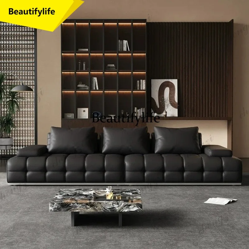 X188 Luxury Lawrence in line top leather sofa living room sofas and seating modern black minimalist couch 112cm 420cm furniture
X188 Luxury Lawrence in line top leather sofa living room sofas and seating modern black minimalist couch 112cm 420cm furniture