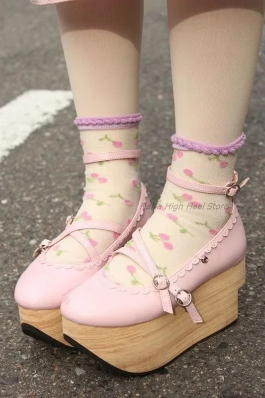 Женские балетки на платформе с круглым носком, с перекрестными ремешками, на высоком каблуке, с эффектом деревянной текстуры, на шнуровке, большие размеры
Женские балетки на платформе с круглым носком, с перекрестными ремешками, на высоком каблуке, с эффектом деревянной текстуры, на шнуровке, большие размеры