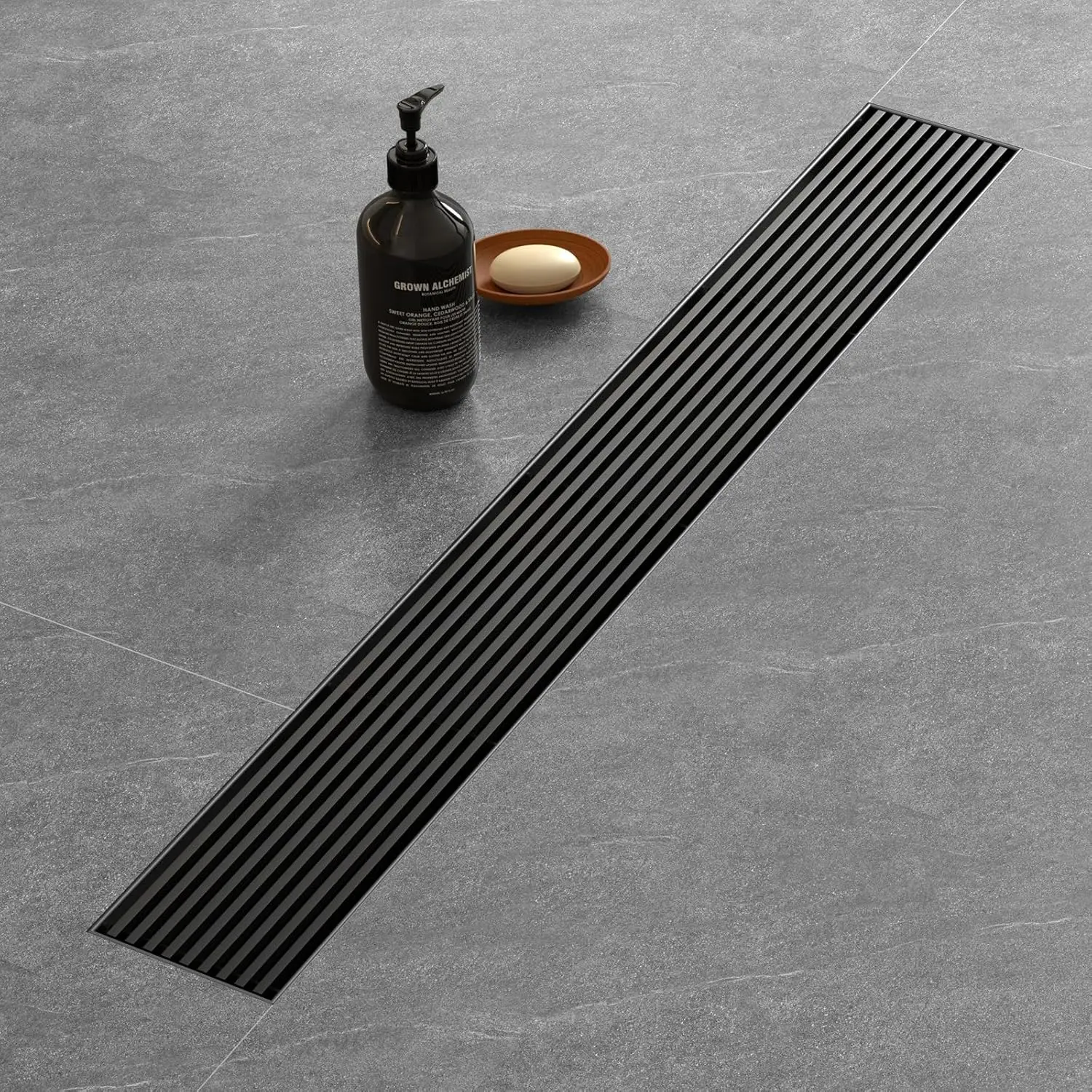 24-дюймовый линейный слив для душа со съемной решеткой, матовая черная нержавеющая сталь для ванной комнаты, сертифицированная CUPC
24-дюймовый линейный слив для душа со съемной решеткой, матовая черная нержавеющая сталь для ванной комнаты, сертифицированная CUPC