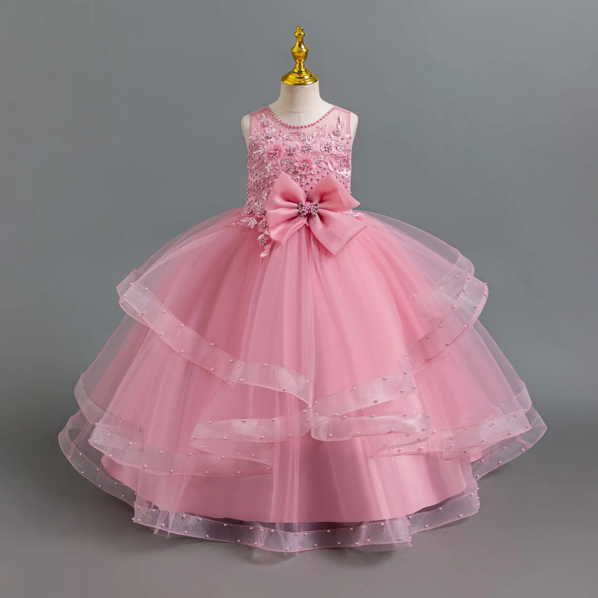 Luxury party wedding dress beaded lace party dress bow flower embroidery long dress dress Dresses For Wedding Robe De Mariage Ki
Luxury party wedding dress beaded lace party dress bow flower embroidery long dress dress Dresses For Wedding Robe De Mariage Ki