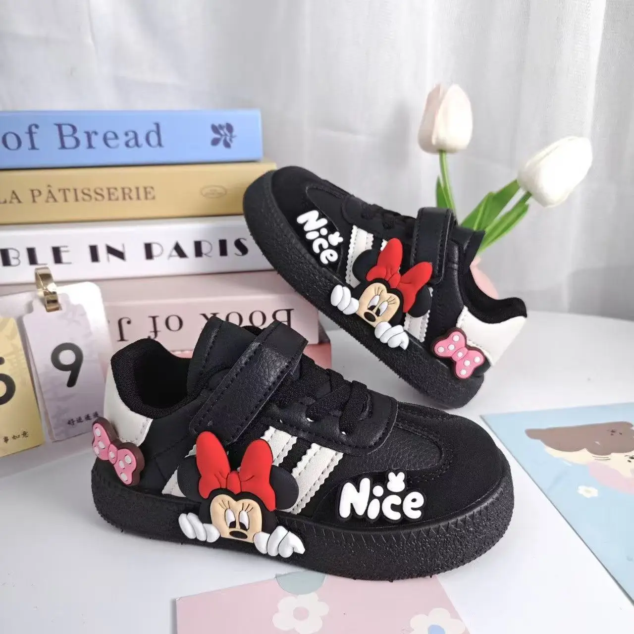 real pictures 2026 new spring autumn minnie mouse bow cartoon kids baby girl children sports shoes plus big size black flats
real pictures 2026 new spring autumn minnie mouse bow cartoon kids baby girl children sports shoes plus big size black flats
