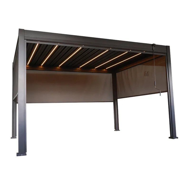 Courtyard Moonlight Shack Outside Louver Gazebo Garden Villa Aluminum Alloy Rainproof Awning
Courtyard Moonlight Shack Outside Louver Gazebo Garden Villa Aluminum Alloy Rainproof Awning