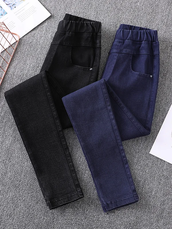 Брюки женские с высокой талией, эластичные, повседневные, под джинс, больших размеров, зауженные к низу, осенние, новые, стильные, для отдыха
Брюки женские с высокой талией, эластичные, повседневные, под джинс, больших размеров, зауженные к низу, осенние, новые, стильные, для отдыха