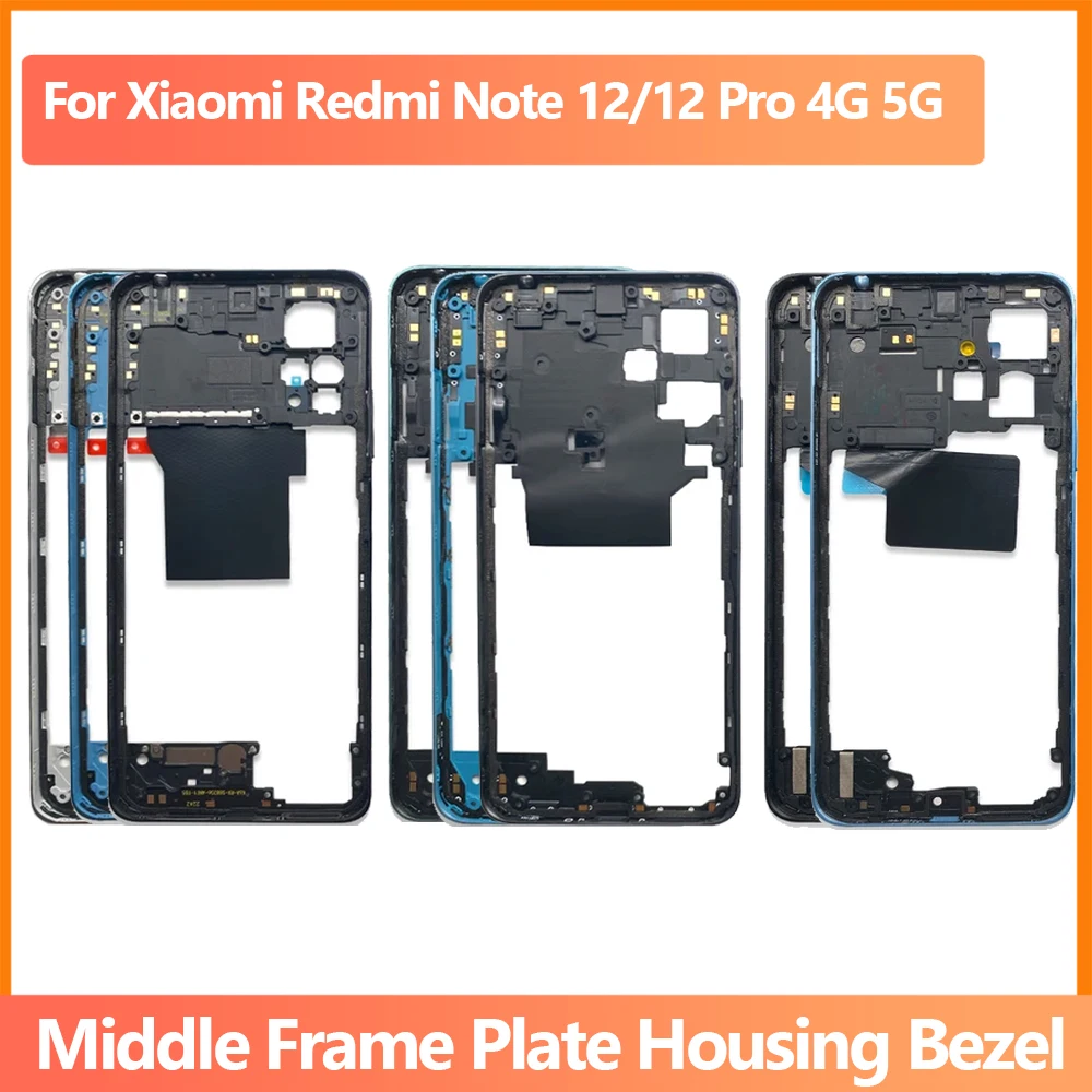 Middle Frame For Xiaomi Redmi Note 12 12 Pro 4G 5G With Volume Side Button Front Housing Middle Bezel Chassis Shell Parts
Middle Frame For Xiaomi Redmi Note 12 12 Pro 4G 5G With Volume Side Button Front Housing Middle Bezel Chassis Shell Parts