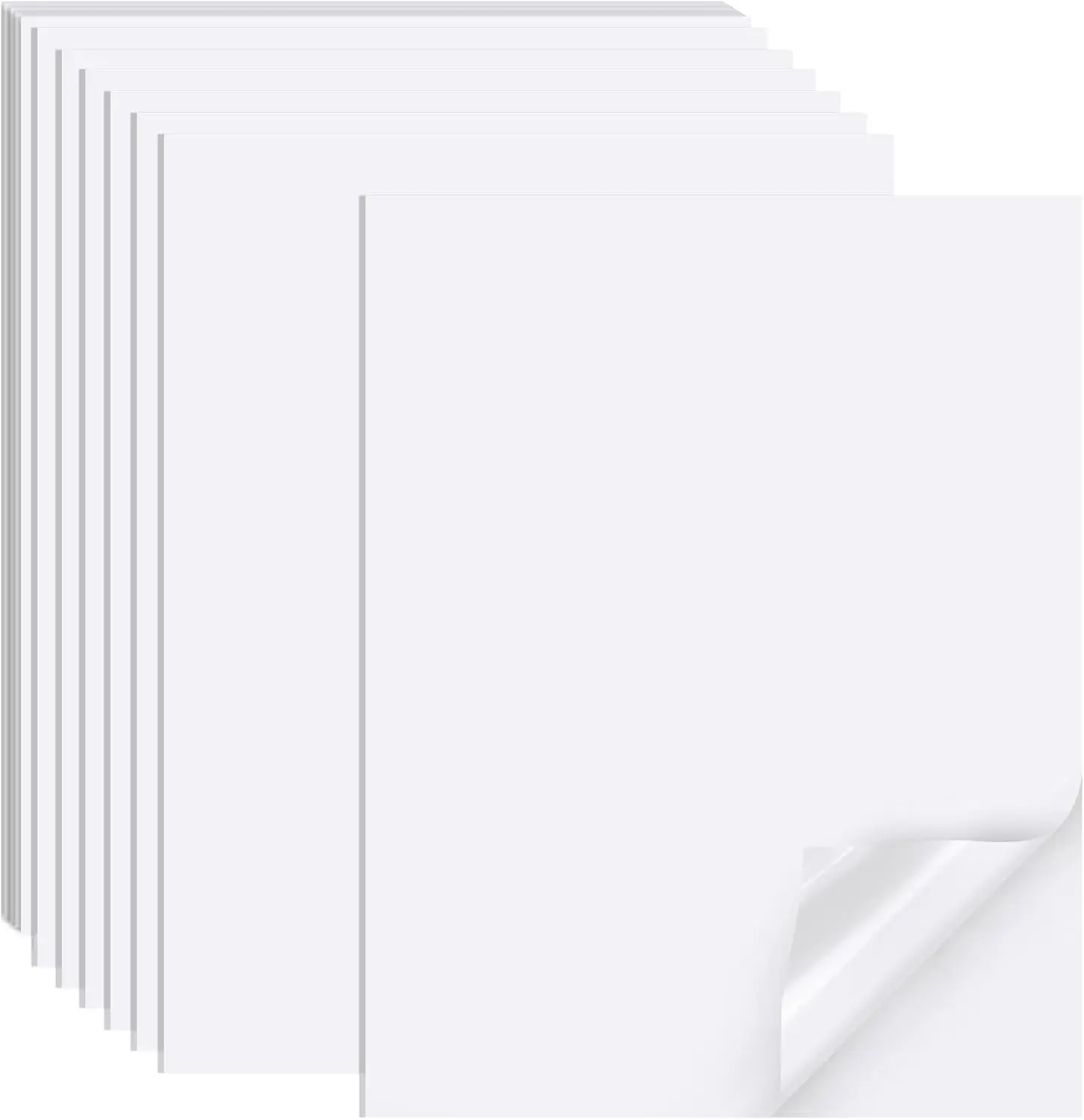 Printable Sticker Paper for Inkjet Printer, 40 Sheets 8.5x11" Matte Full Sheet Labels, Letter Size
Printable Sticker Paper for Inkjet Printer, 40 Sheets 8.5x11" Matte Full Sheet Labels, Letter Size