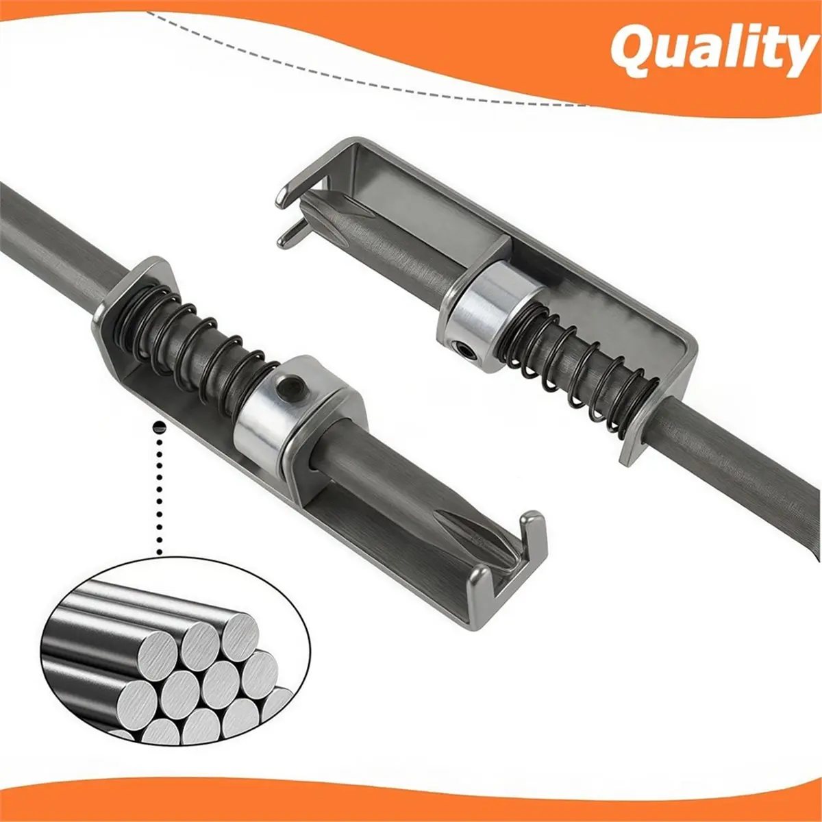 2026 New 4 Pcs Spring-Loaded Screw Holder Bit,Anti-Drop Operation Bit Holder,Single-Hand Screwdriver Bit Drive Guide Drill Bit
2026 New 4 Pcs Spring-Loaded Screw Holder Bit,Anti-Drop Operation Bit Holder,Single-Hand Screwdriver Bit Drive Guide Drill Bit