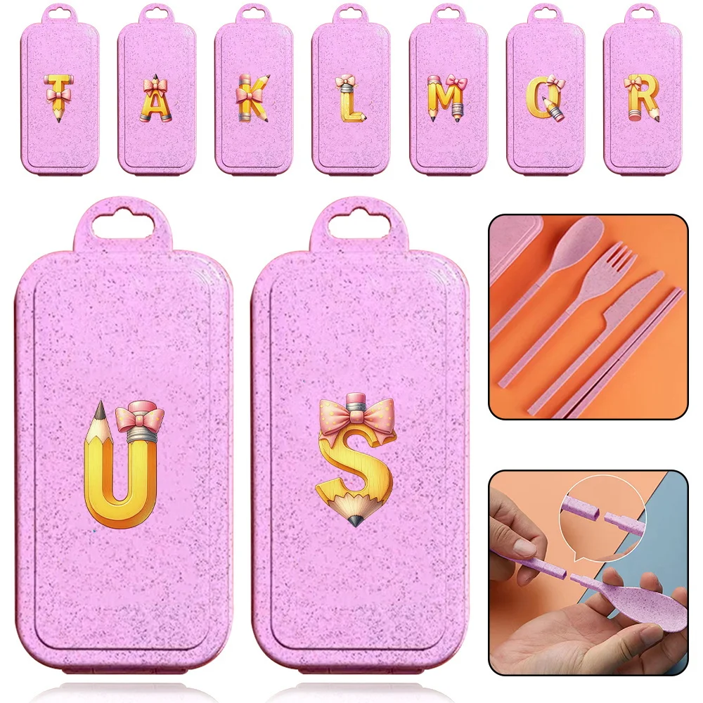 Detachable Reusable Fold Spoon Fork Knife Chopstick Tableware Picnic Dinnerware Set Pencil Initial Name 26 Letters Pattern
Detachable Reusable Fold Spoon Fork Knife Chopstick Tableware Picnic Dinnerware Set Pencil Initial Name 26 Letters Pattern