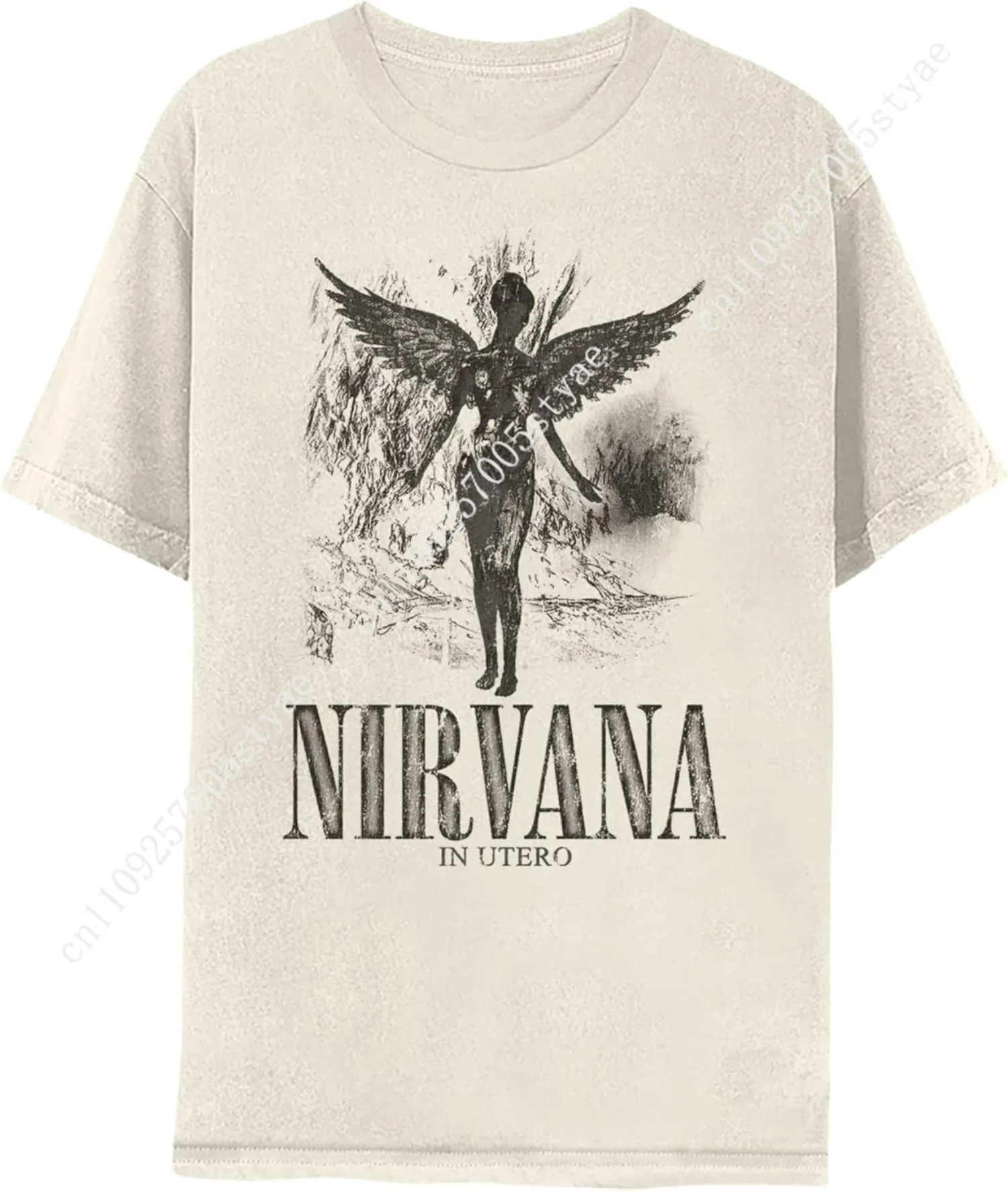 Nirvana in Utero Distressed Logo Adult Short Sleeve T Shirt 90s Grunge Music Vintage Style Graphic Tees
Nirvana in Utero Distressed Logo Adult Short Sleeve T Shirt 90s Grunge Music Vintage Style Graphic Tees