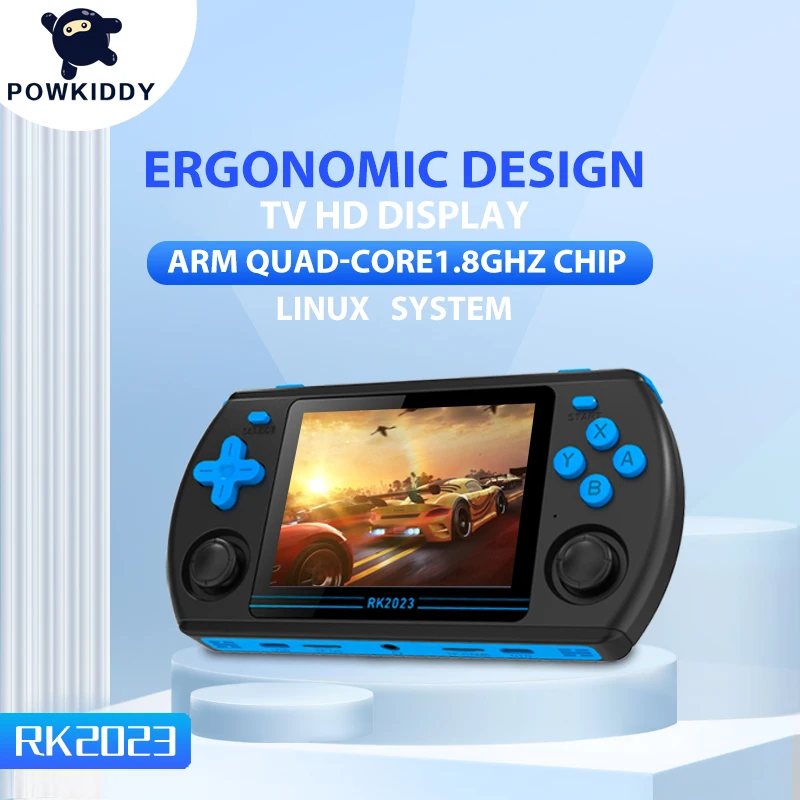 POWKIDDY NEW RK2023 Open Source System Video Game Console 3.5 Inch 4:3 IPS Screen RK3566 Support HD Output Best Children's Gifts
POWKIDDY NEW RK2023 Open Source System Video Game Console 3.5 Inch 4:3 IPS Screen RK3566 Support HD Output Best Children's Gifts
