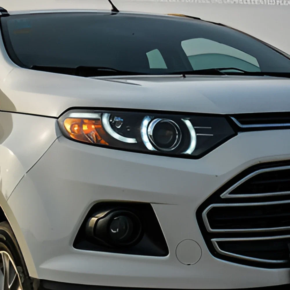 Автомобильные передние фонари для Ford EcoSport 2013-2017, светодиодные автомобильные фары в сборе, обновление, высокое качество, объектив проектора DRL, автомобильные аксессуары
Автомобильные передние фонари для Ford EcoSport 2013-2017, светодиодные автомобильные фары в сборе, обновление, высокое качество, объектив проектора DRL, автомобильные аксессуары