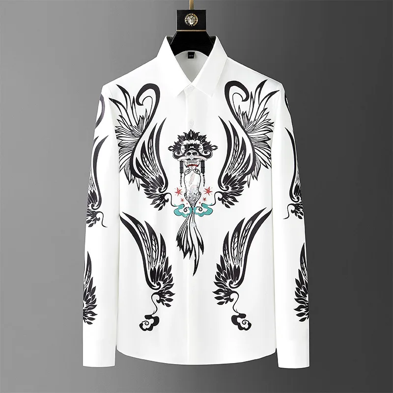 2024 Autumn New Men's Shirt European Heavy Craft Diamond Hot Diamond Shirt Men's Slim Fit Shirt
2024 Autumn New Men's Shirt European Heavy Craft Diamond Hot Diamond Shirt Men's Slim Fit Shirt