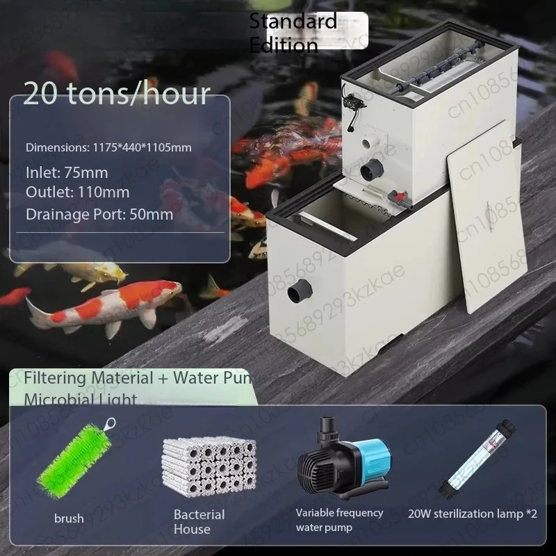 Rotary drum microfiltration machine Circulating aquaculture system Koi fish pond Rotary drum microfiltration machine filter
Rotary drum microfiltration machine Circulating aquaculture system Koi fish pond Rotary drum microfiltration machine filter