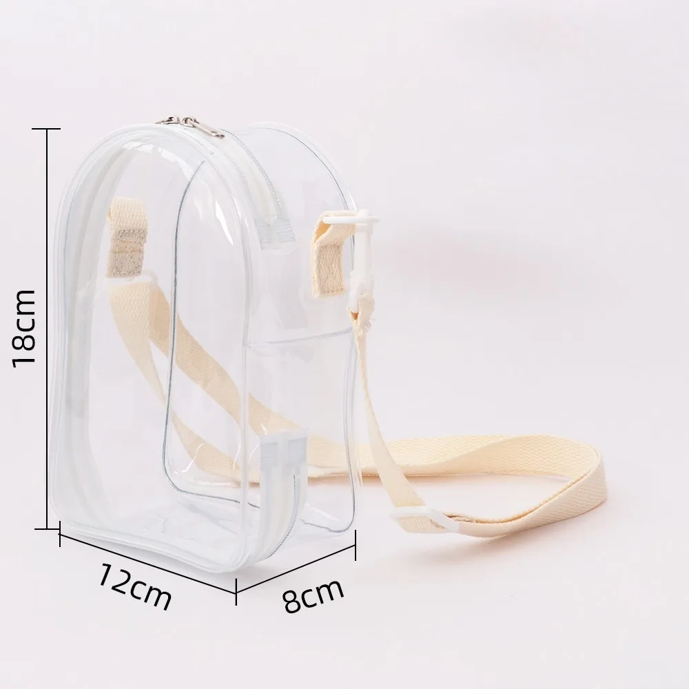 New PVC Shoulder Bag Waterproof Transparent Crossbody Bag Large Capacity Messenger Bag Makeup
New PVC Shoulder Bag Waterproof Transparent Crossbody Bag Large Capacity Messenger Bag Makeup