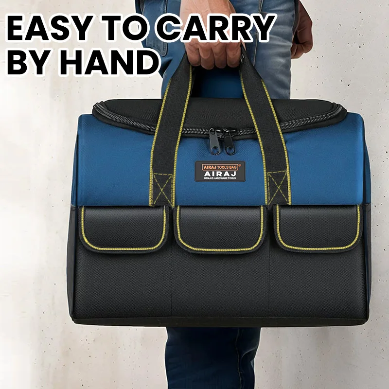 Набор инструментов-раскладушка AIRAJ 12-17 дюймов с большой емкостью, широким горлышком, карманом, сумкой для хранения ручных электроинструментов
Набор инструментов-раскладушка AIRAJ 12-17 дюймов с большой емкостью, широким горлышком, карманом, сумкой для хранения ручных электроинструментов
