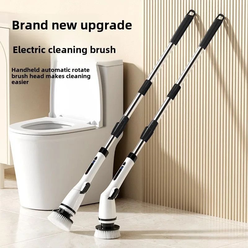 Electric cleaning brush, wireless plus long-handled floor, glass cleaning artifact,multi-functional washing
Electric cleaning brush, wireless plus long-handled floor, glass cleaning artifact,multi-functional washing
