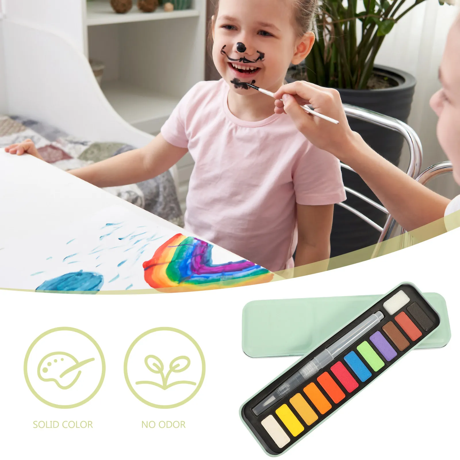 Solid Watercolor Pigment Kit Professional Graffiti Paint Pigment Kit Art Painting Tools DIY Painting Supplies Watercolor Travel
Solid Watercolor Pigment Kit Professional Graffiti Paint Pigment Kit Art Painting Tools DIY Painting Supplies Watercolor Travel