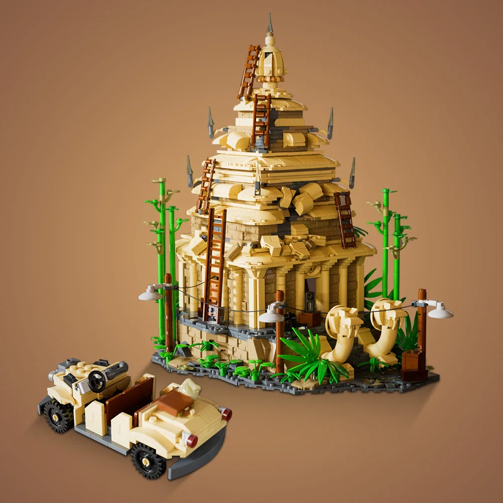 1816PCS MOC Ancient Egypt Indiana Temple Architecture Building Blocks Set EMV Troop Transport Car Bricks Assemble Toys Kid Gift
1816PCS MOC Ancient Egypt Indiana Temple Architecture Building Blocks Set EMV Troop Transport Car Bricks Assemble Toys Kid Gift