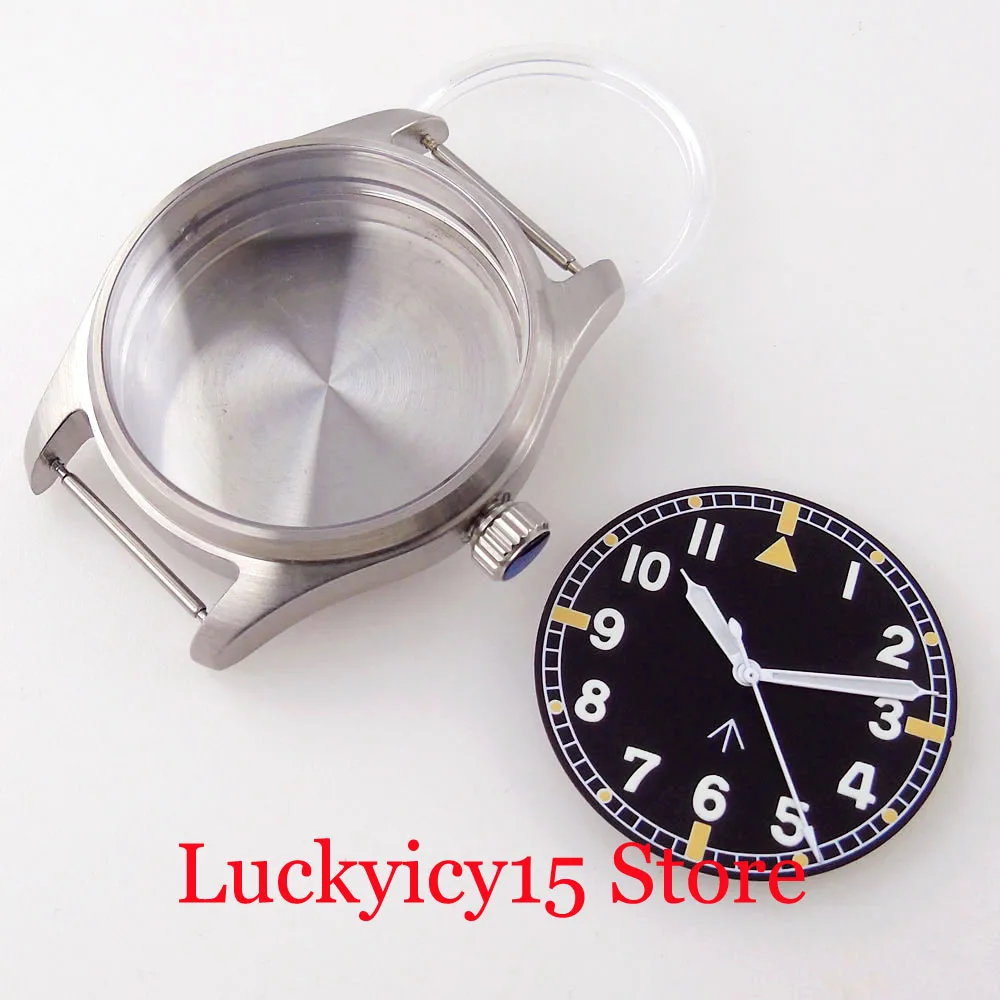 Polit 39MM Watch Case Lume Dial Hand Set 200M Waterproof Fit NH35A NH36A ETA 2824 PT5000 Movement Sapphire Crystal Screw Crown
Polit 39MM Watch Case Lume Dial Hand Set 200M Waterproof Fit NH35A NH36A ETA 2824 PT5000 Movement Sapphire Crystal Screw Crown