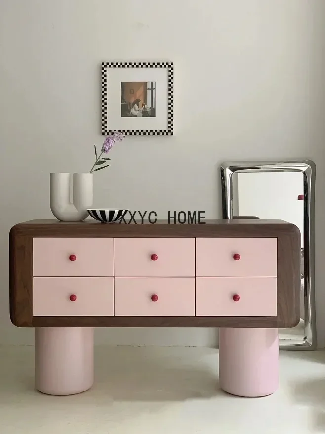 Household Sideboard Cabinet Modern Minimalist Chest of Six Drawers Storage Curio Cabinet
Household Sideboard Cabinet Modern Minimalist Chest of Six Drawers Storage Curio Cabinet