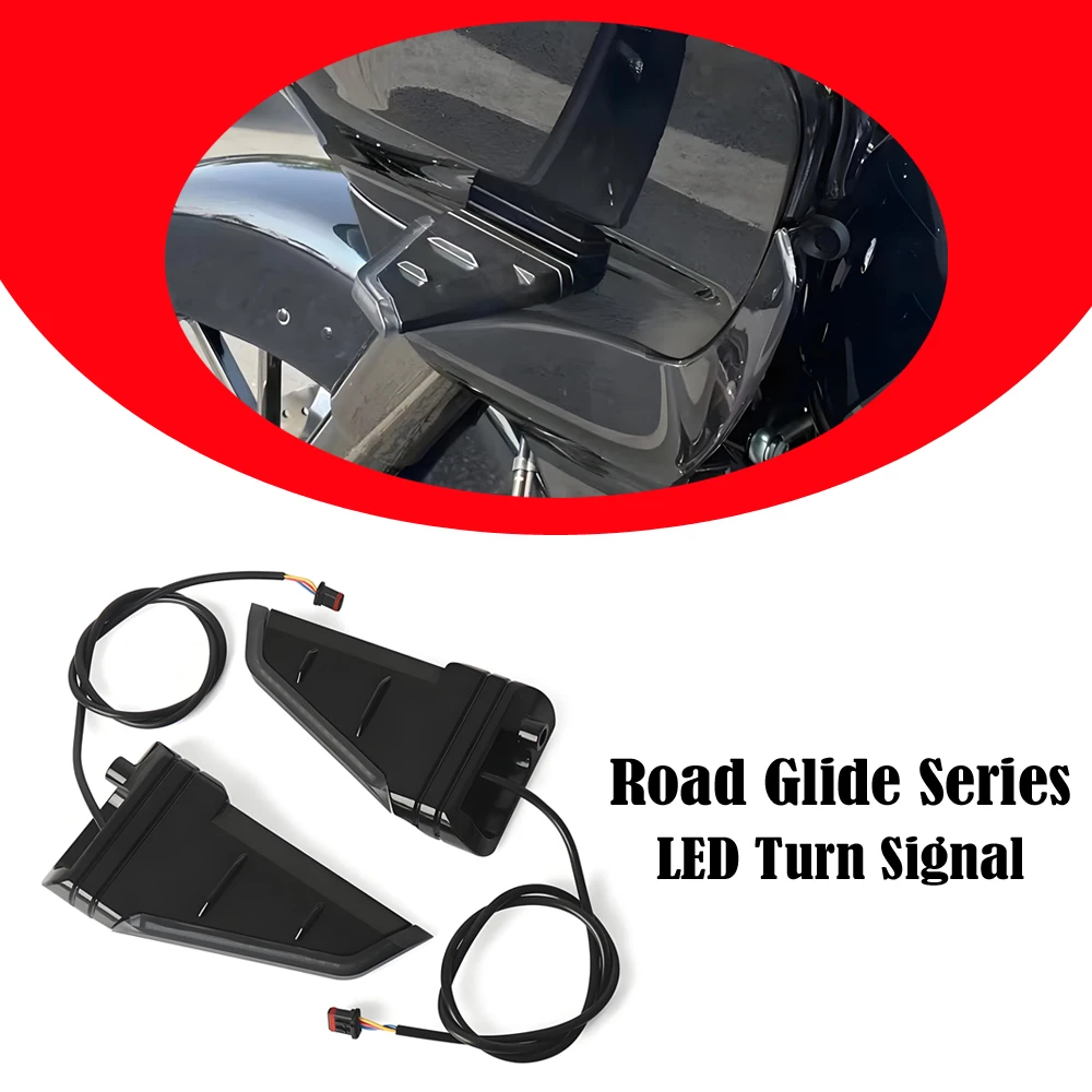 Motorcycle Side LED Turn Signal Light Brake Flowing Fit For Road Glide Custom FLTRX Ultra FLTRU Limited FLTRK 2015-2023
Motorcycle Side LED Turn Signal Light Brake Flowing Fit For Road Glide Custom FLTRX Ultra FLTRU Limited FLTRK 2015-2023