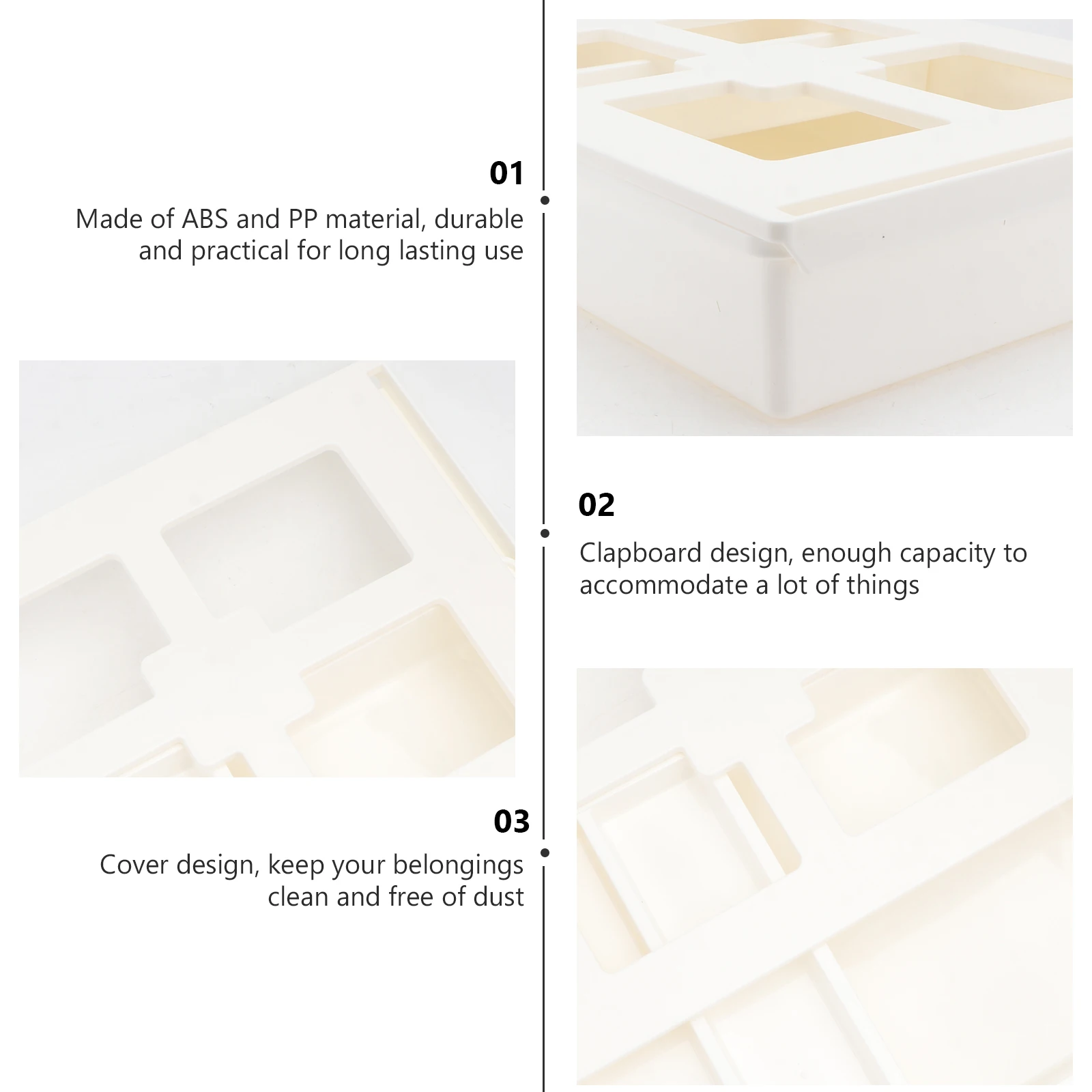 1pc Desk Bottom Storage Box Hidden Drawer Organizer For Office Table Under Desk Holder White L Abs Pp Material Clapboard
1pc Desk Bottom Storage Box Hidden Drawer Organizer For Office Table Under Desk Holder White L Abs Pp Material Clapboard