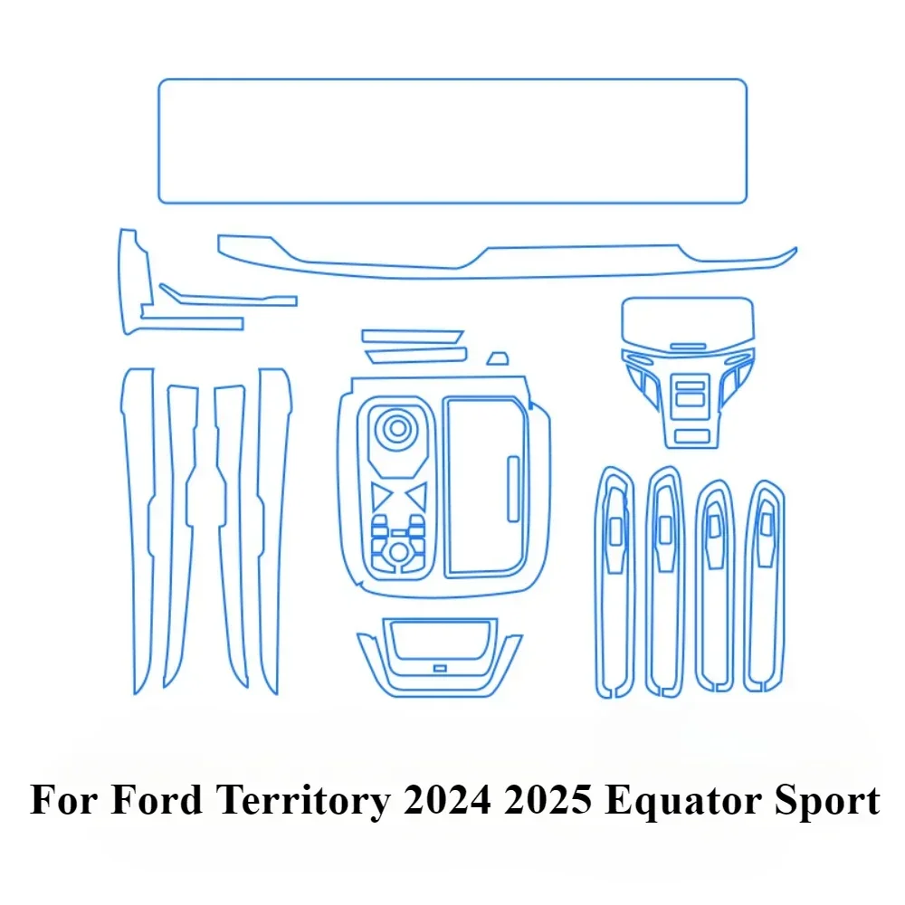 For Ford Territory 2024 2025 Equator Sport PPF Sticker Interior Transparent TPU Gear Panel GPS Center Console Protective Film
For Ford Territory 2024 2025 Equator Sport PPF Sticker Interior Transparent TPU Gear Panel GPS Center Console Protective Film