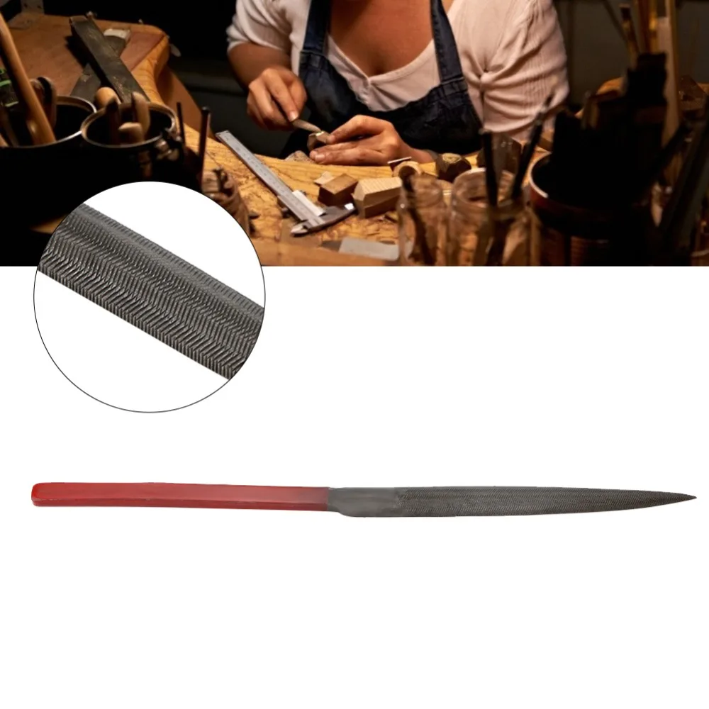 Durable Red Handle Jewelry Shaping Tool Semicircle Shape Double-Sided Repair Tool Fret Shaping File Fret Dressing
Durable Red Handle Jewelry Shaping Tool Semicircle Shape Double-Sided Repair Tool Fret Shaping File Fret Dressing