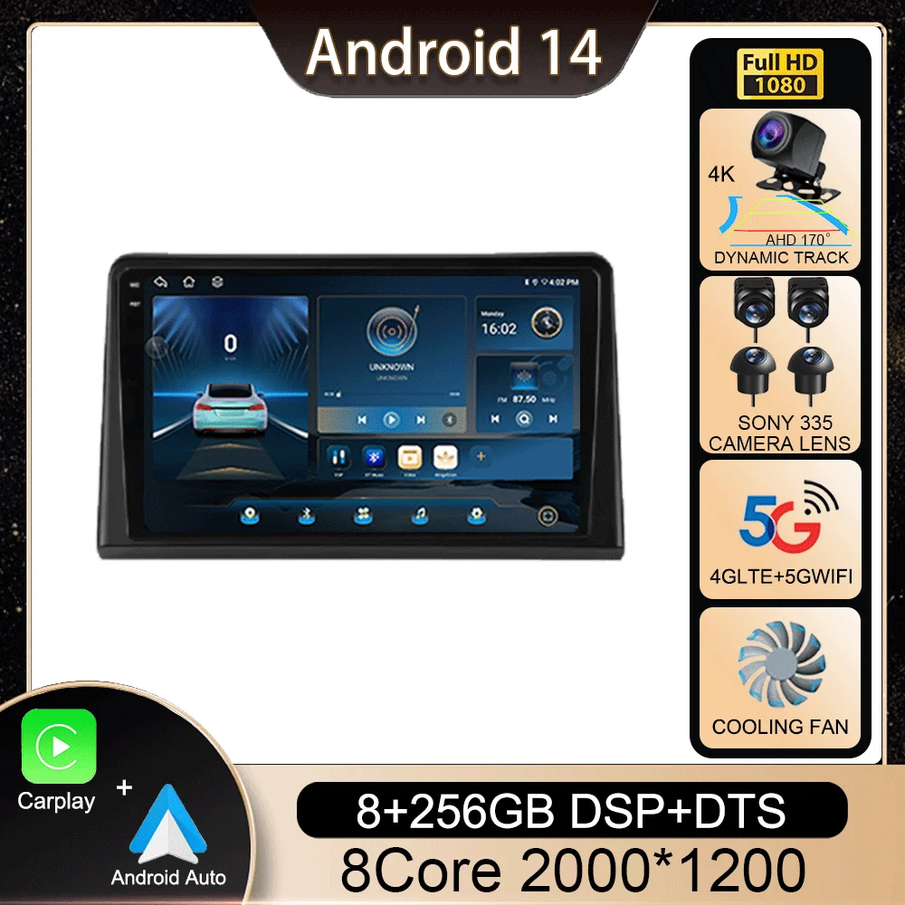 Android 14 для Hyundai Sonata 7 LF 2017 - 2019 автомобильное радио стерео мультимедийная навигация GPS беспроводной Carplay Авто DSP 4G WIFI QLED
Android 14 для Hyundai Sonata 7 LF 2017 - 2019 автомобильное радио стерео мультимедийная навигация GPS беспроводной Carplay Авто DSP 4G WIFI QLED