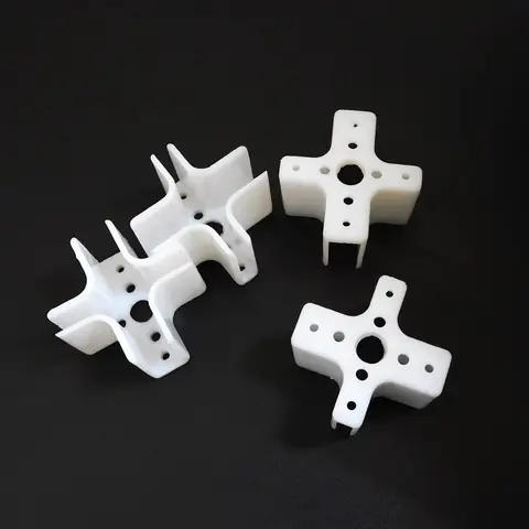 white plastic motor Motor installation 22 series plastic cross motor seat white KT machine special SU27 KT machine magic board