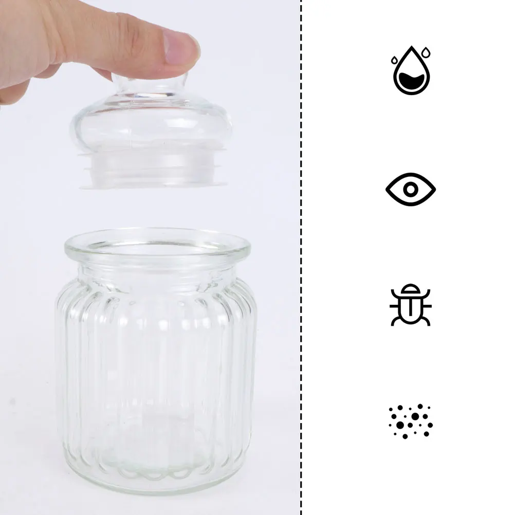 2Pcs Glass Storage Jar 230Ml White Food Grade Sealed Container for Tea Cereal Honey Kitchen Use Dried Fruit Candy Flower Storage
2Pcs Glass Storage Jar 230Ml White Food Grade Sealed Container for Tea Cereal Honey Kitchen Use Dried Fruit Candy Flower Storage
