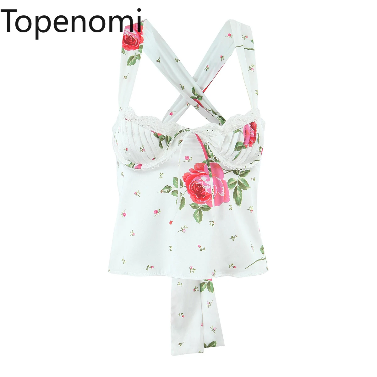 Topenomi Sexy Flower Printed Camisole Vest Women Summer Temperament Backless Tied Y2k Crop Top Fashion Versatile Slim Fit Tanks
Topenomi Sexy Flower Printed Camisole Vest Women Summer Temperament Backless Tied Y2k Crop Top Fashion Versatile Slim Fit Tanks