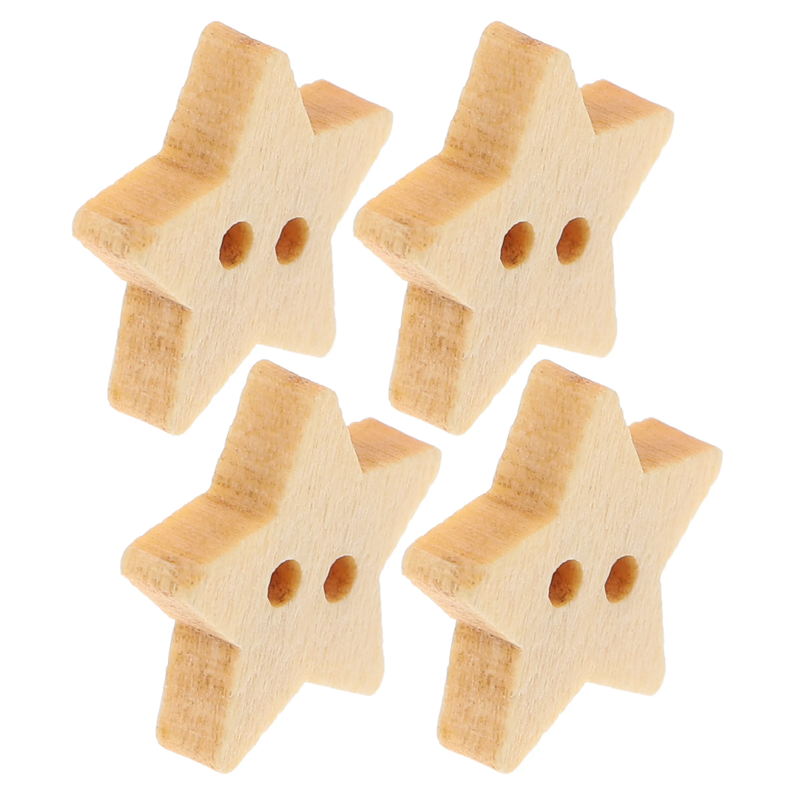 200Pcs Wooden Star Buttons Natural Two Hole Five Pointed for Knitting Sewing Scrapbooking Crafting Embellishments
200Pcs Wooden Star Buttons Natural Two Hole Five Pointed for Knitting Sewing Scrapbooking Crafting Embellishments