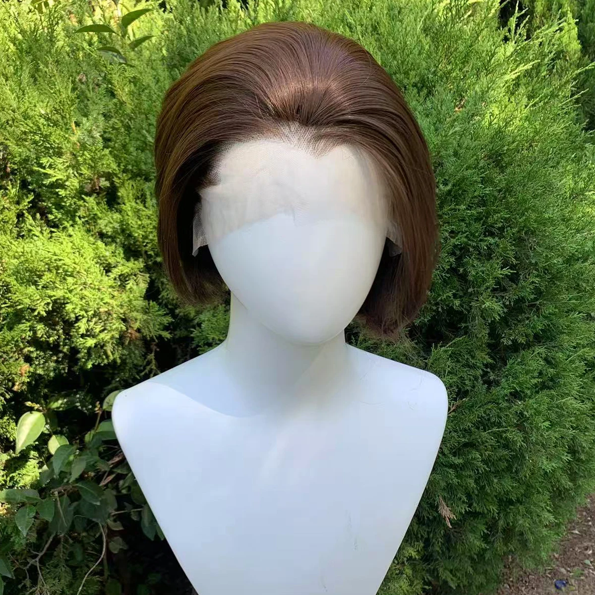Light Brown Color Widow's Peak Short Bob Cut Wigs for Women 13X4 Glueless Synthetic Lace Front Wigs with Natural Hairline 8inch
Light Brown Color Widow's Peak Short Bob Cut Wigs for Women 13X4 Glueless Synthetic Lace Front Wigs with Natural Hairline 8inch