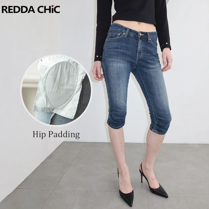 ReddaChic Sexy Butt Lifter Women Bermuda Shorts Vintage Korean Do Old Stretch Skinny Low Rise Jean Jorts Y2K Summer Streetwear
ReddaChic Sexy Butt Lifter Women Bermuda Shorts Vintage Korean Do Old Stretch Skinny Low Rise Jean Jorts Y2K Summer Streetwear