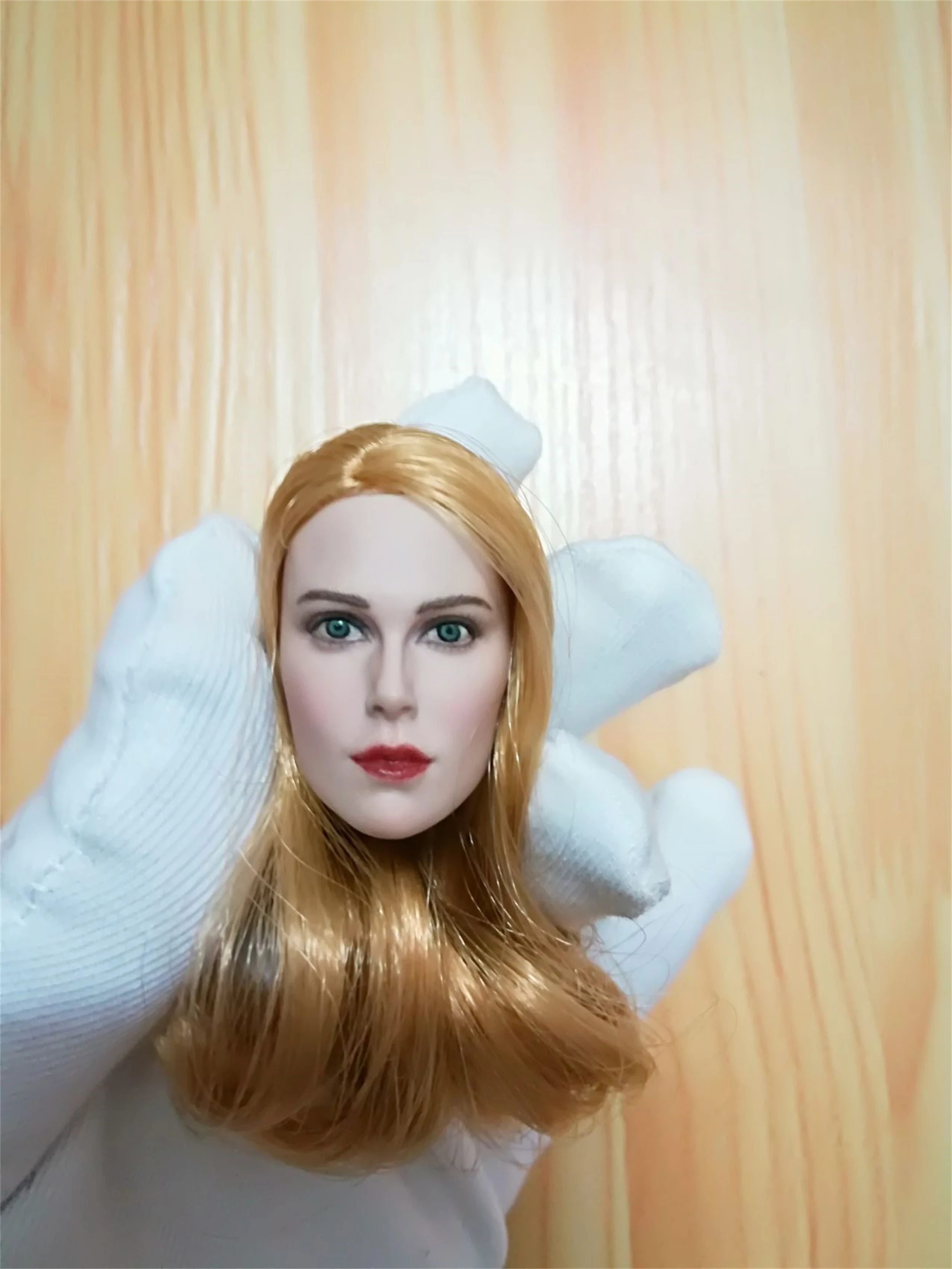 1/6 Blonde Hair Sharon Stone Head Sculpt Fit for 12'' TBLeague JIAOU Pale Skin Action Figure Body
1/6 Blonde Hair Sharon Stone Head Sculpt Fit for 12'' TBLeague JIAOU Pale Skin Action Figure Body