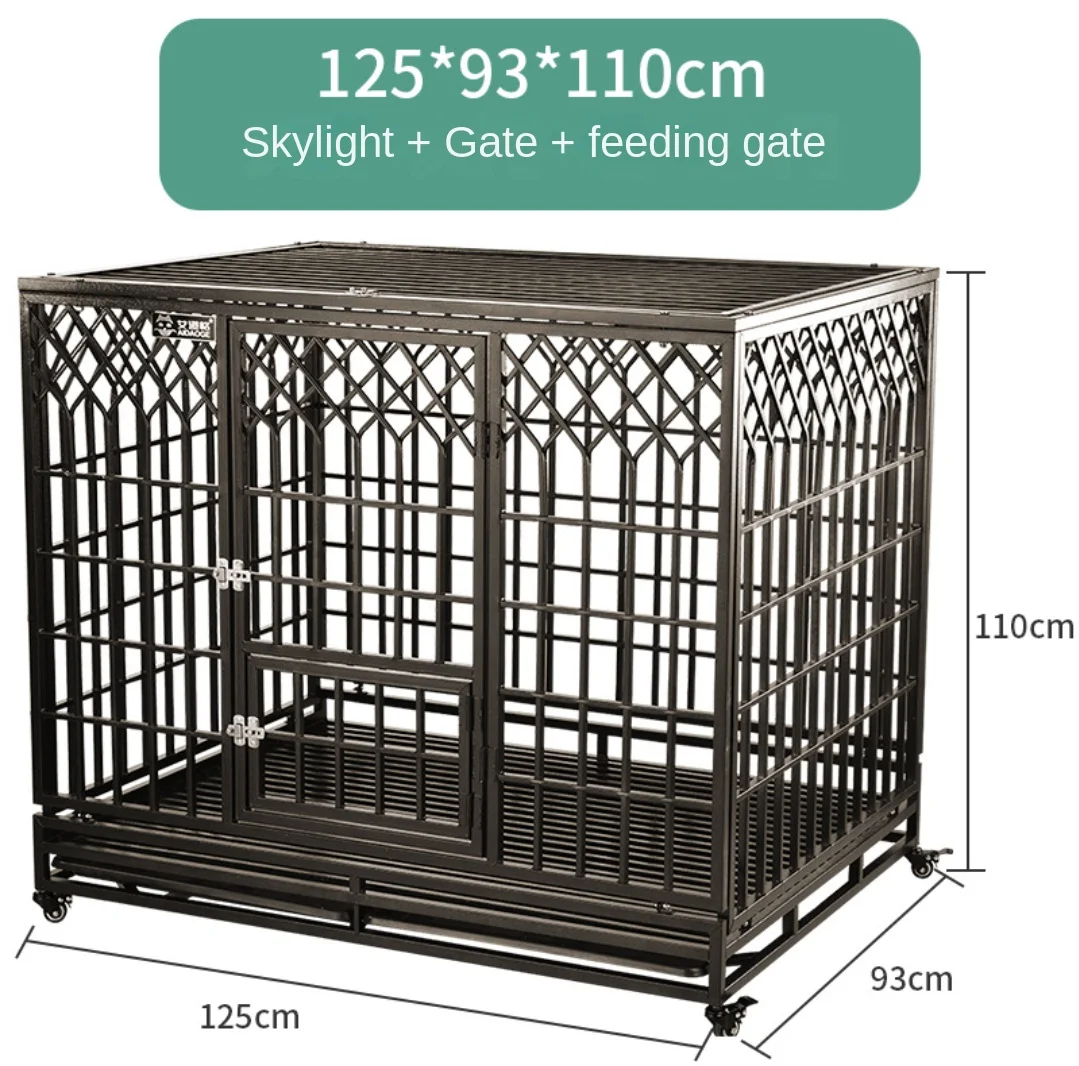 Medium and Large Dog Iron Cage Indoor Outdoor Galvanised Square Tube Dog Cage Thicker and Thickened with Toilet Golden Hair
Medium and Large Dog Iron Cage Indoor Outdoor Galvanised Square Tube Dog Cage Thicker and Thickened with Toilet Golden Hair