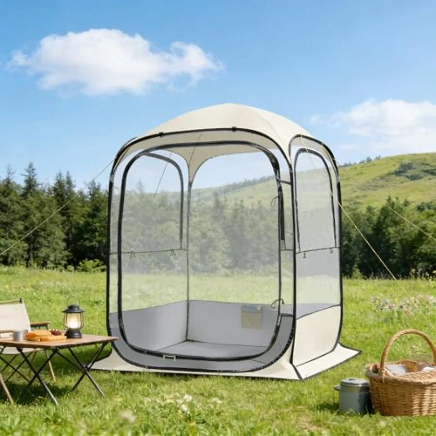 Outdoor All Weather Pop Up Sport Tent, 51×51×67 in, 1-3 Person Instant Tent Shelter, Rainproof Camping Sun Shelter Coldproof an
Outdoor All Weather Pop Up Sport Tent, 51×51×67 in, 1-3 Person Instant Tent Shelter, Rainproof Camping Sun Shelter Coldproof an