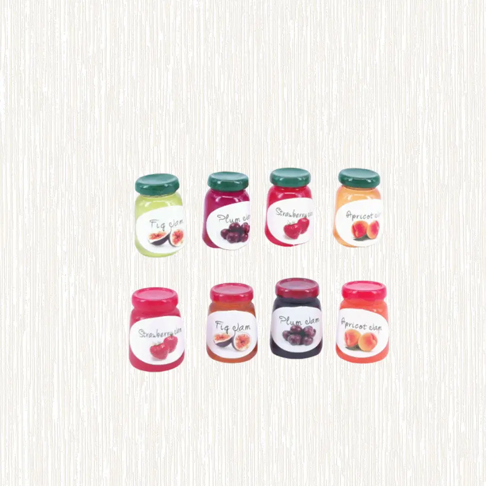 8 Bottles Mini Dollhouse Jam Kitchen Simulation Toys Minature Jams Decor Food Drinks Scenery Props
8 Bottles Mini Dollhouse Jam Kitchen Simulation Toys Minature Jams Decor Food Drinks Scenery Props